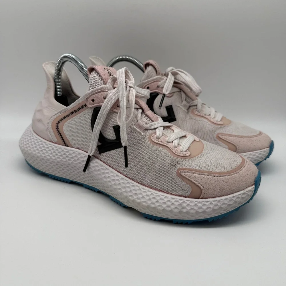 G/FORE MG4X2 Golf Cross Trainer SNO White Pink G4MF21EF40 Spikeless Mens 9.5